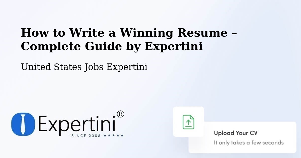 Resume Writing Guide for Job Seekers – Dacula - Dacula, United States Jobs Expertini